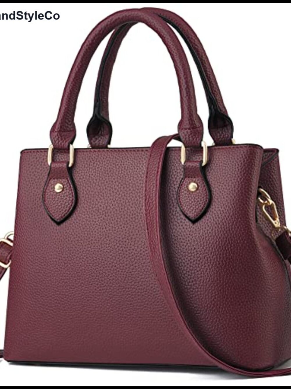 Women's Leather Crossbody Tote Shoulder Bag Satchel Handbag